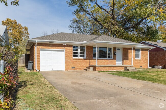 Single car garages are a common feature of Layman-Van Acres.