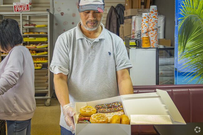Don't forget to stop by Donut Hole and try their delicious donuts.