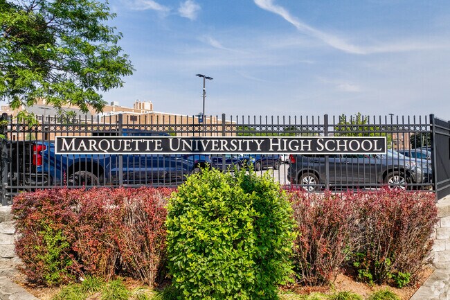 Marquette University High School, one of Milwaukee's top private schools, is in Merrill Park.