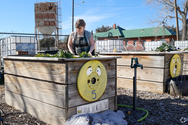 The Let's Grow Crazy Community Garden in Mineral Wells allows locals to plant and grow their own foods.