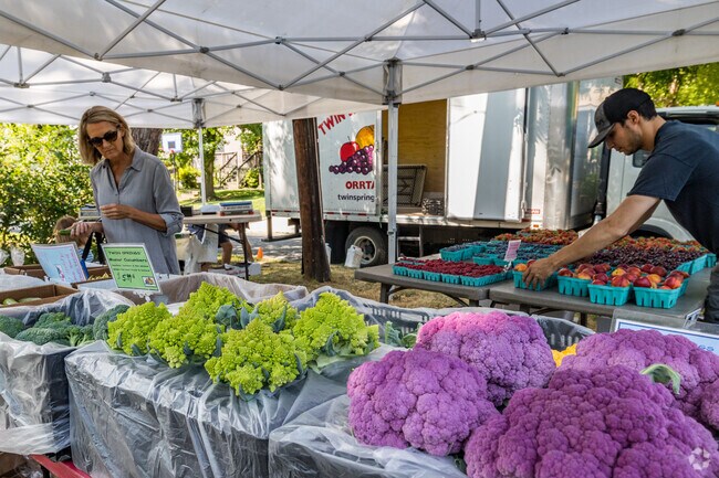 Farm-fresh goodness awaits at Brookmont's vibrant market, bursting with vegetables.