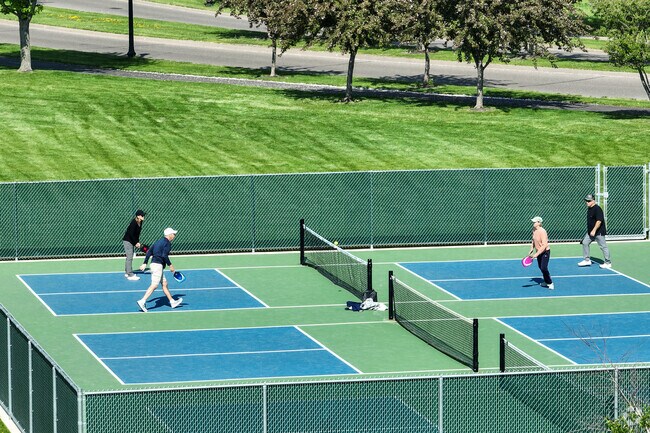 The ever-popular sport of pickleball can be played at Town Center Park in St. Michael.