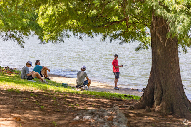 Residents can fish at the Kevin 