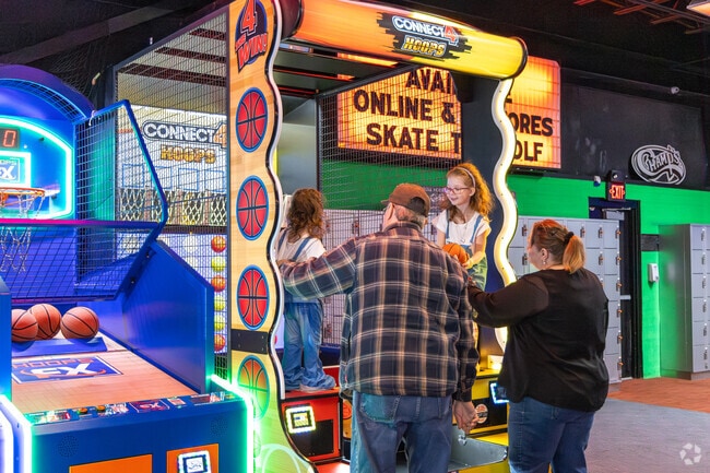 Youngsters of Open Gates enjoy a quick trip over to Malibu Jacks.