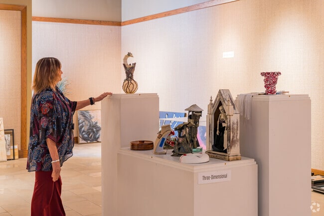 The Chickasaw Nation Arts & Humanities Division in Ada highlights Native history and traditions.