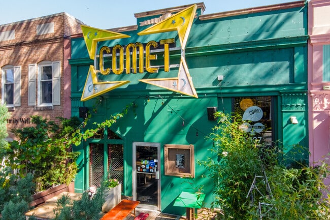 Comet Ping Pong is a bar and restaurant in Wakefield with ping pong tables and live music.
