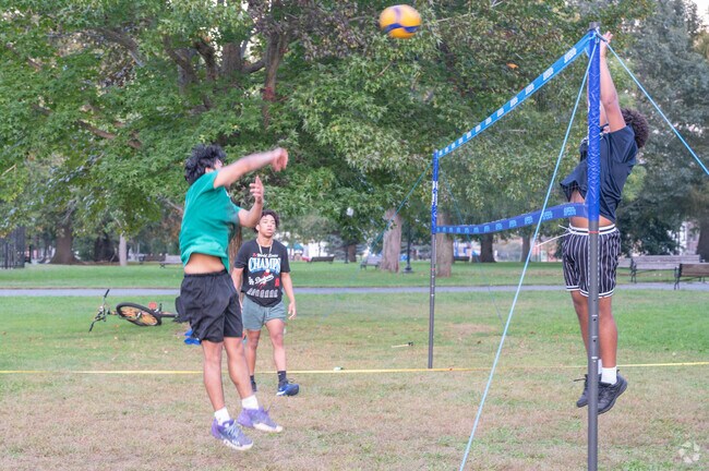 Have a great time outdoors with friends at the local park in the Clasky Park neighborhood.