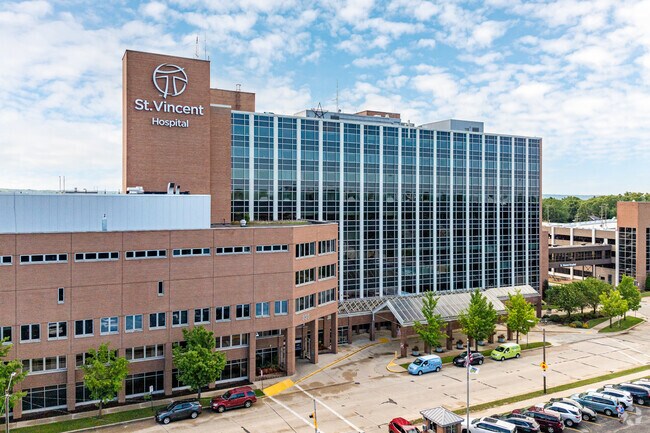 St Vincent Hospital provides health care to the residents of Green Bay's Marquette Park.