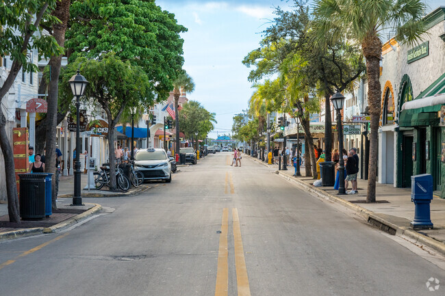 Duval Street attracts people from all over the world with plenty of bars and restaurants.