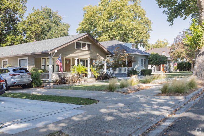 The streets in Cherry Glen are lined with Craftman Bungalows and Ranch Style homes.