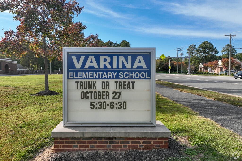 Varina Elementary School Signage.