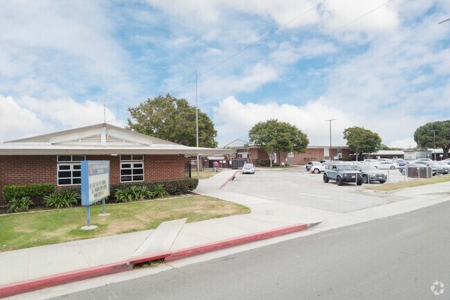 Victor Elementary School has an easy drive through for parents to drop off and pick up kids.