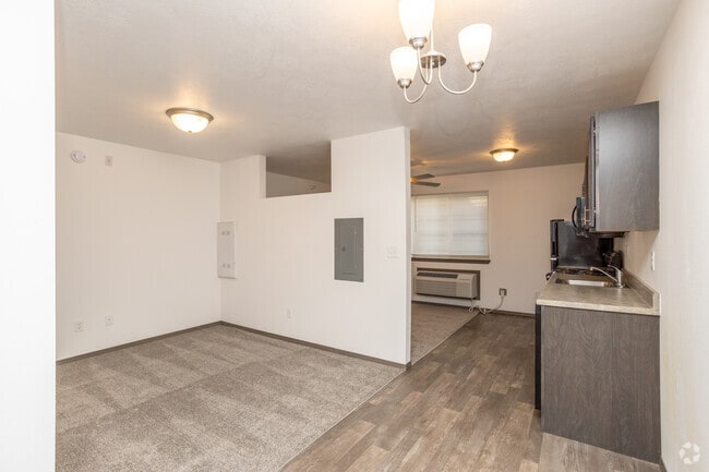 Studio - 453SF - Bedroom/Kitchen