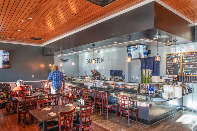 Locals love to eat sushi at Bluefin Sushi in Lone Tree Valley.