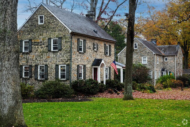 These classic stone houses in Westover Hills are great example of traditional architecture.