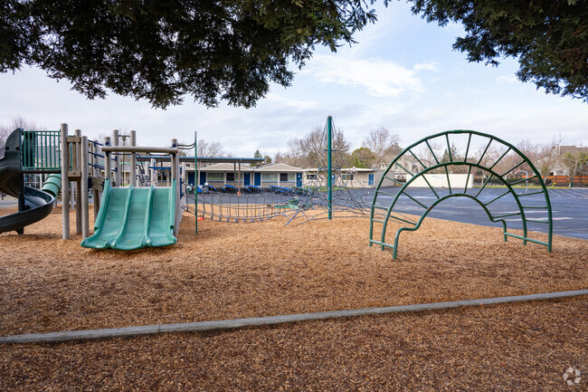 Your kids will love the playground at Meadow Elementary School.