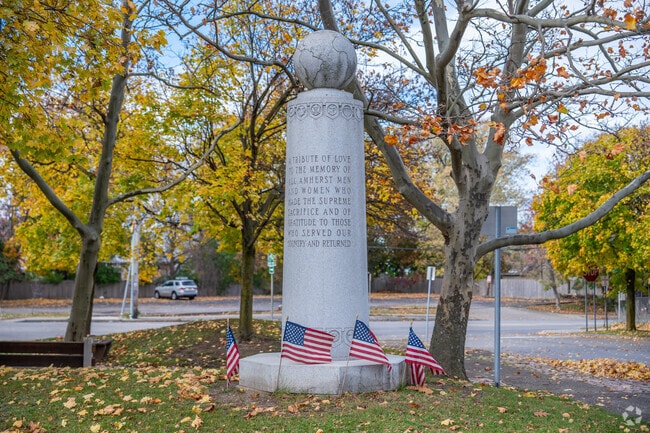 Eggertsville offers a strong sense of community within the historic town of Amherst.