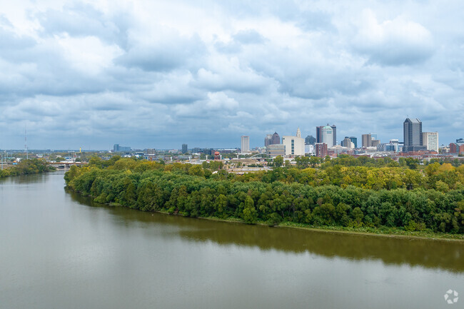 South Franklinton is located along the Scioto River.