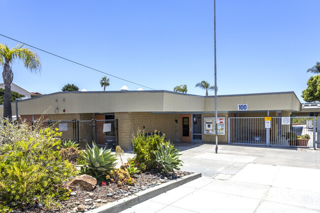 The school building of the Capri Elementary School in Encinitas.