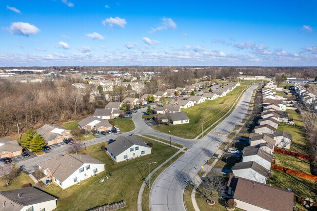 Newer split level housing can be found in the neighborhood
