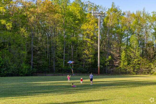 On a sunny day, Riva Area Parks open fields are the perfect place to fly a kite with the family.