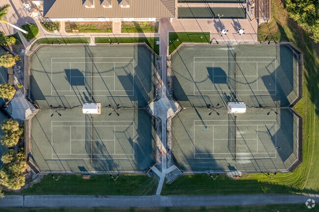 Pelican Marsh features eight tennis courts at the community center.