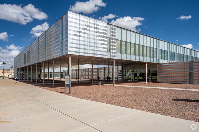 Students love the large open campus at Arizona Western University.