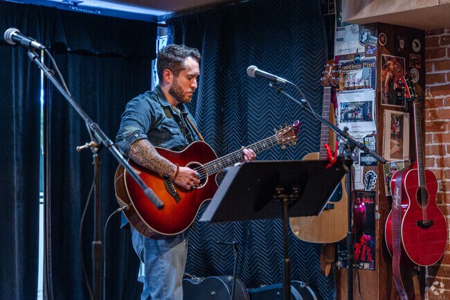 Lafnow residents can enjoy local events and open mics.