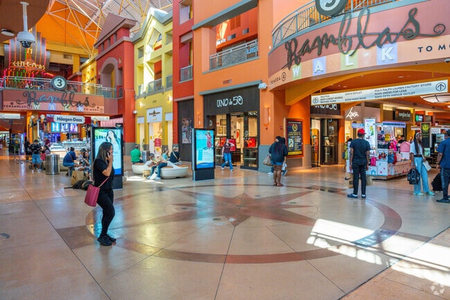 Dolphin Mall offers outlet stores and activities like Dave & Buster's, a theater, and more.
