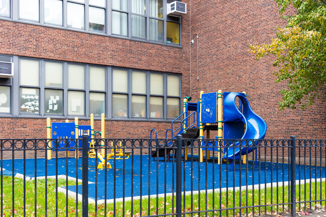 John B Drake Elementary School have safe and modern playgrounds in Dearborn.
