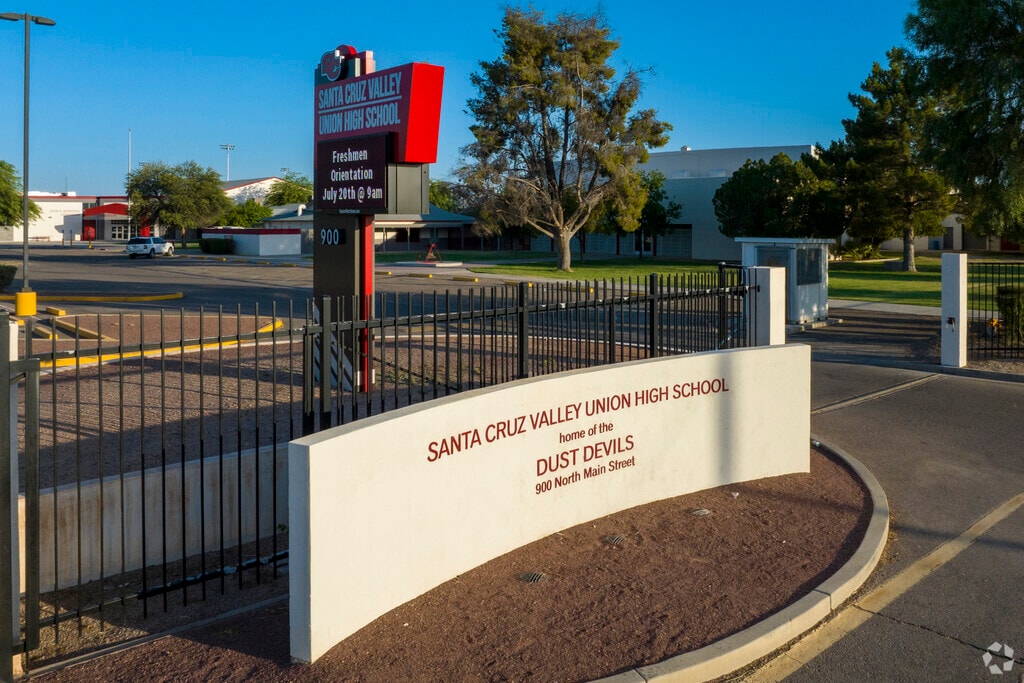 Santa Cruz Valley Union High School is the largest high school in Eloy.
