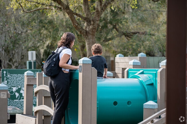 Freedom Playground is always bustling with West DeLand families.