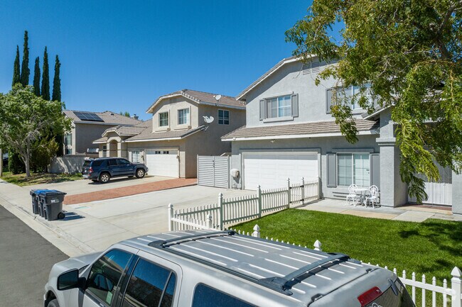 Contemporary homes with Spanish-style influences can be found in the Palmdale.