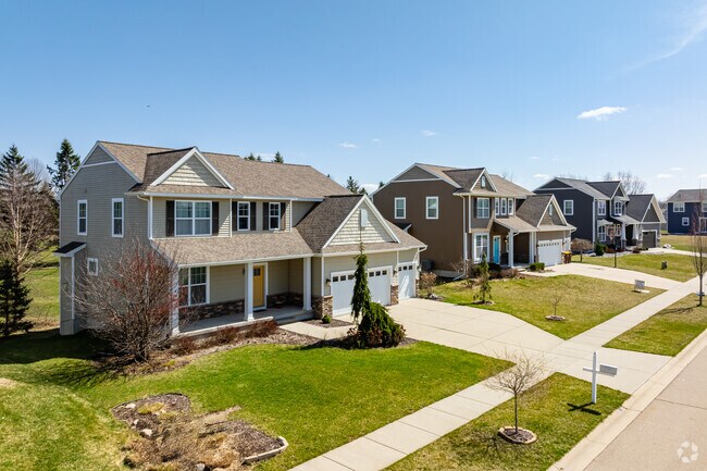 Newer developments with contemporary home styles continue to expand along Waverly's west side.