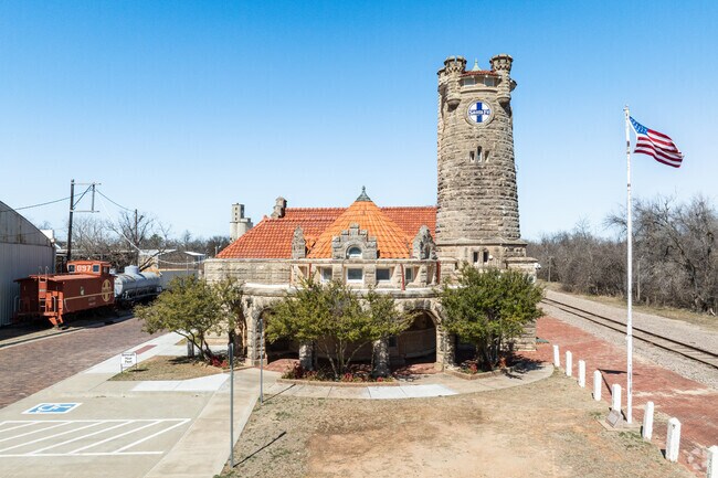 In Shawnee, the Santa Fe Depot was built in 1903 and operated as a railway depot until 1973.