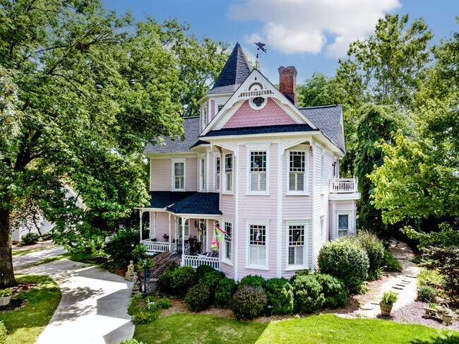 Scattered throughout West Cary are a few renovated Victorian Houses.