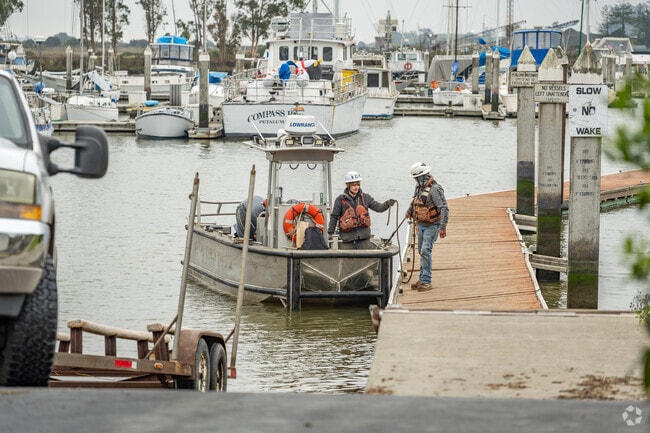 Head to the Petaluma Marina in Waterfront to watch the men at work or launch a boat for a day of adventure.