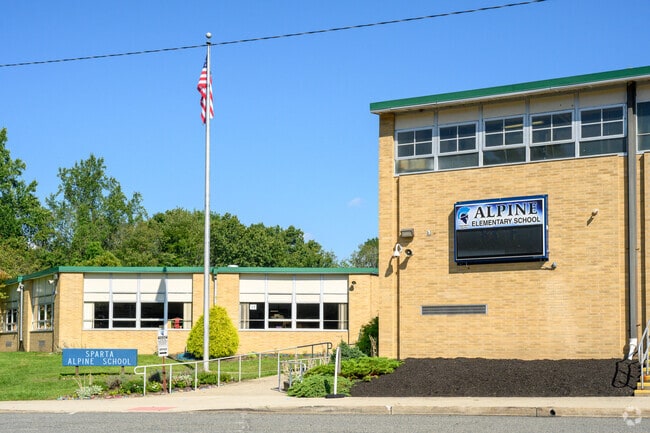 Alpine School is a highly rated school in Sparta, NJ with about 750 students in grades PK, K-2.