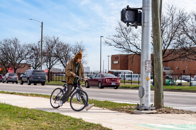 Residents of Chandler Park enjoy riding along the East Sides new bike lanes.