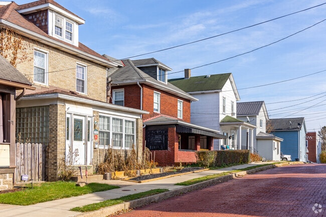 American foursquares and cottage style homes are a common find in Vandergrift.