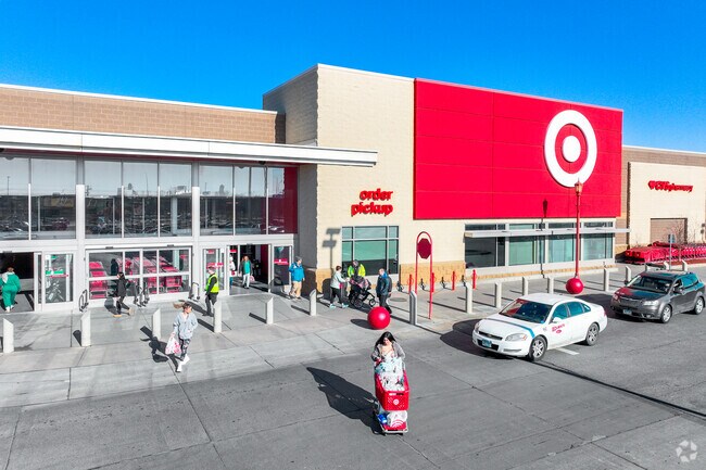 Stop by the local Target for the latest goods and groceries.