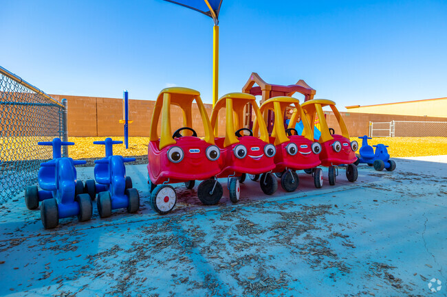 Where giggles reach new heights at the Sunrise Preschool playground in Maricopa.