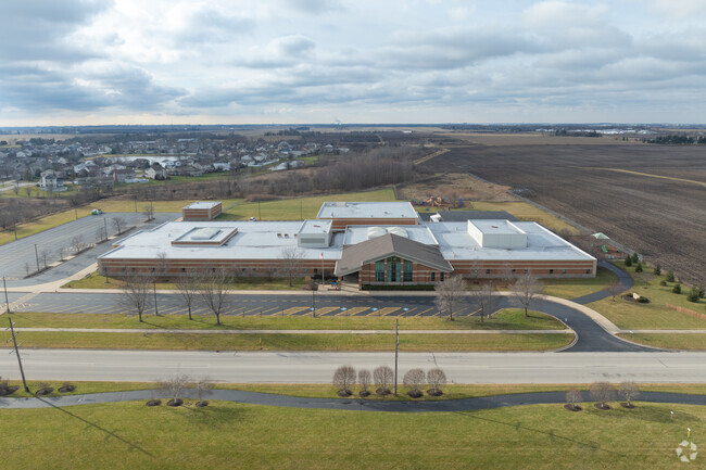 Wilson Creek Elementary School offers a sprawling campus when viewed from above.