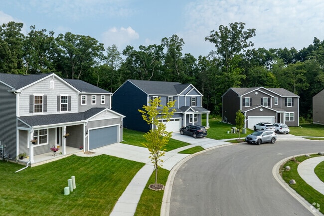 New traditional styling is popping up throughout new developments in Lima Township.