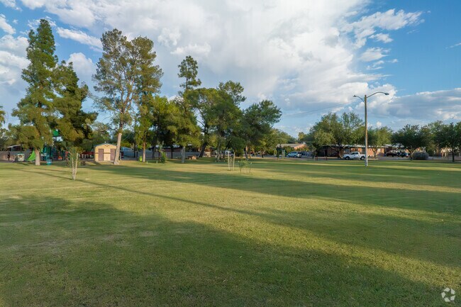 The wide open field of Conner Park is a great place for Ultimate Frisbee or hanging with friends