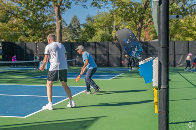 Enjoy the pickle ball courts at Shawnee Park.