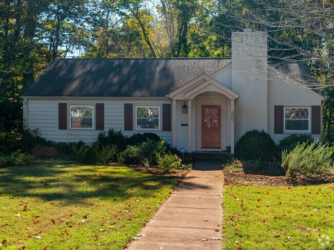Reynolda Park has countless cozy homes tucked into beautiful tree lined lots.