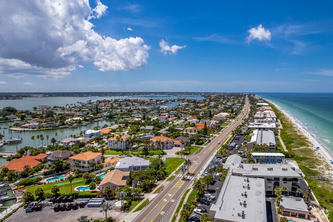 Living in Belleair Beach lets residents enjoy the adjacent bay and the Gulf.