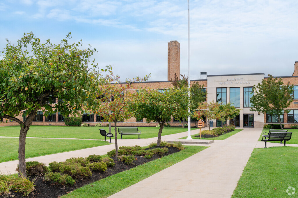 Amherst Middle School has a student teacher ratio of 9:1.