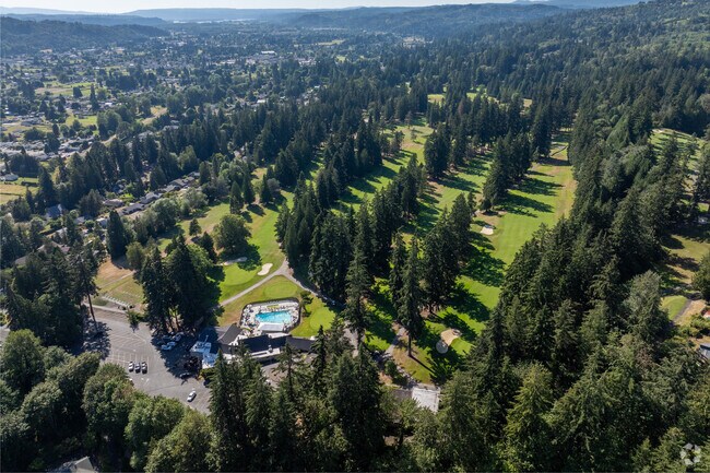 Enjoy panoramic views of Glenwood's lush greenery and scenic golf courses.